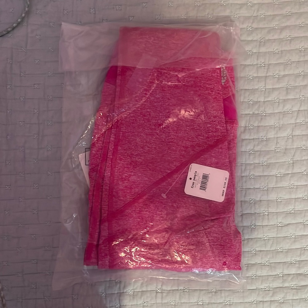 FREE PEOPLE FP MOVEMENT Just Breathe Hibiscus Leggings